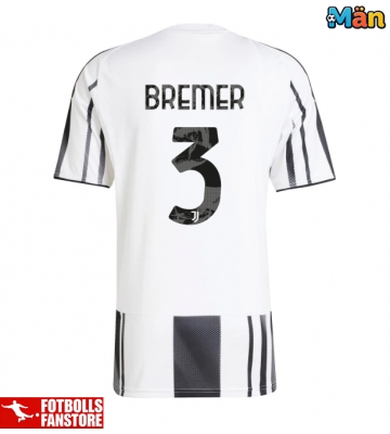 Juventus Gleison Bremer #3 Hemmatröja 2025-26 Kortärmad